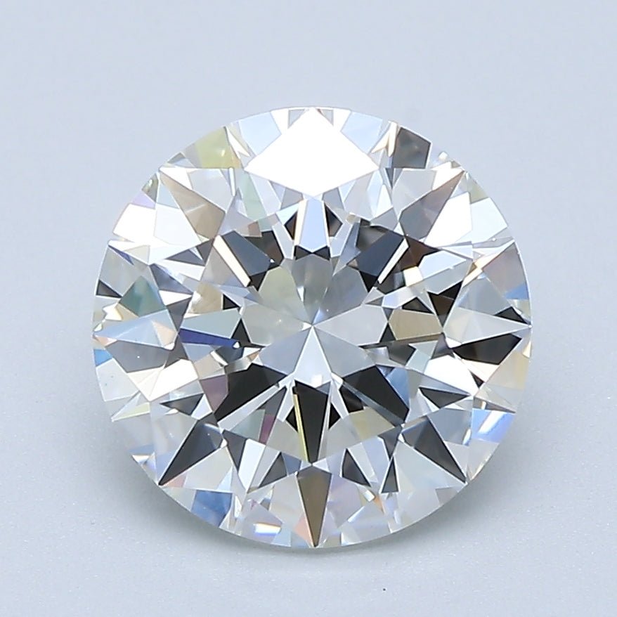 2.5 Carat Round - Natural Diamond - 2.52 - G - VS1 - EX - EX - EX - Diamonds By Rothschild