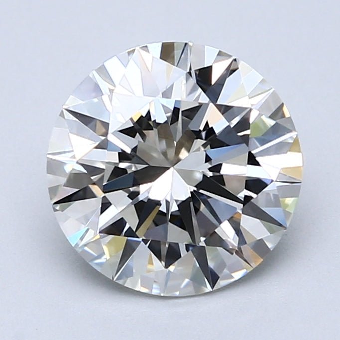 2.5 Carat Round - Natural Diamond - 2.52 - H - VVS1 - EX - EX - EX - Diamonds By Rothschild