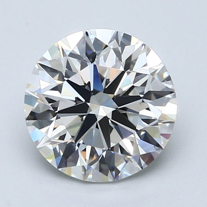 2.5 Carat Round - Natural Diamond - 2.55 - G - VS1 - EX - EX - EX - Diamonds By Rothschild