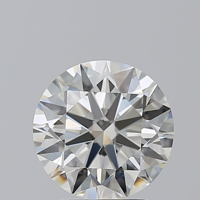 2.5 Carat Round - Natural Diamond - 2.56 - J - VS1 - EX - EX - EX - Diamonds By Rothschild