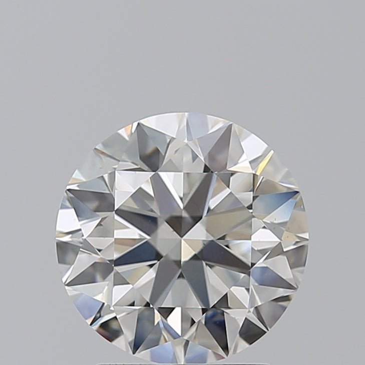 2.5 Carat Round - Natural Diamond - 2.59 - H - VS1 - EX - EX - EX - Diamonds By Rothschild