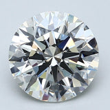 2.5 Carat Round - Natural Diamond - 2.59 - H - VVS2 - EX - EX - EX - Diamonds By Rothschild