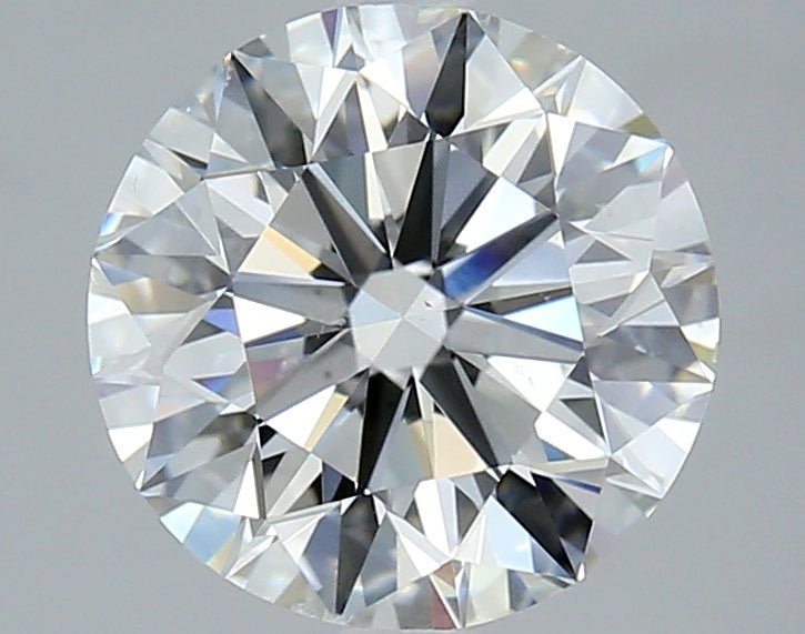 2.5 Carat Round - Natural Diamond - 2.6 - I - SI1 - EX - EX - EX - Diamonds By Rothschild