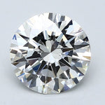 2.5 Carat Round - Natural Diamond - 2.61 - F - VS2 - EX - EX - EX - Diamonds By Rothschild