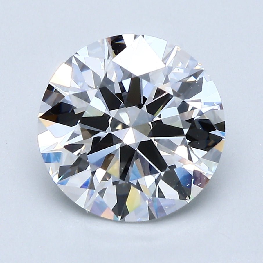 2.5 Carat Round - Natural Diamond - 2.62 - D - VS2 - EX - EX - EX - Diamonds By Rothschild