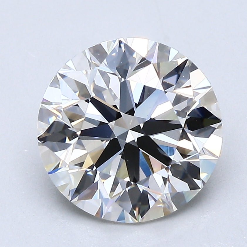 2.5 Carat Round - Natural Diamond - 2.67 - I - VS1 - EX - EX - EX - Diamonds By Rothschild