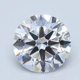 2.5 Carat Round - Natural Diamond - 2.7 - D - SI1 - EX - EX - EX - Diamonds By Rothschild