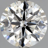 2.5 Carat Round - Natural Diamond - 2.7 - F - IF - EX - EX - EX - Diamonds By Rothschild