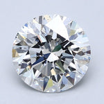 2.5 Carat Round - Natural Diamond - 2.7 - G - SI2 - EX - EX - EX - Diamonds By Rothschild
