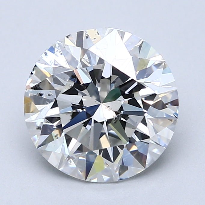 2.5 Carat Round - Natural Diamond - 2.7 - G - SI2 - EX - EX - EX - Diamonds By Rothschild