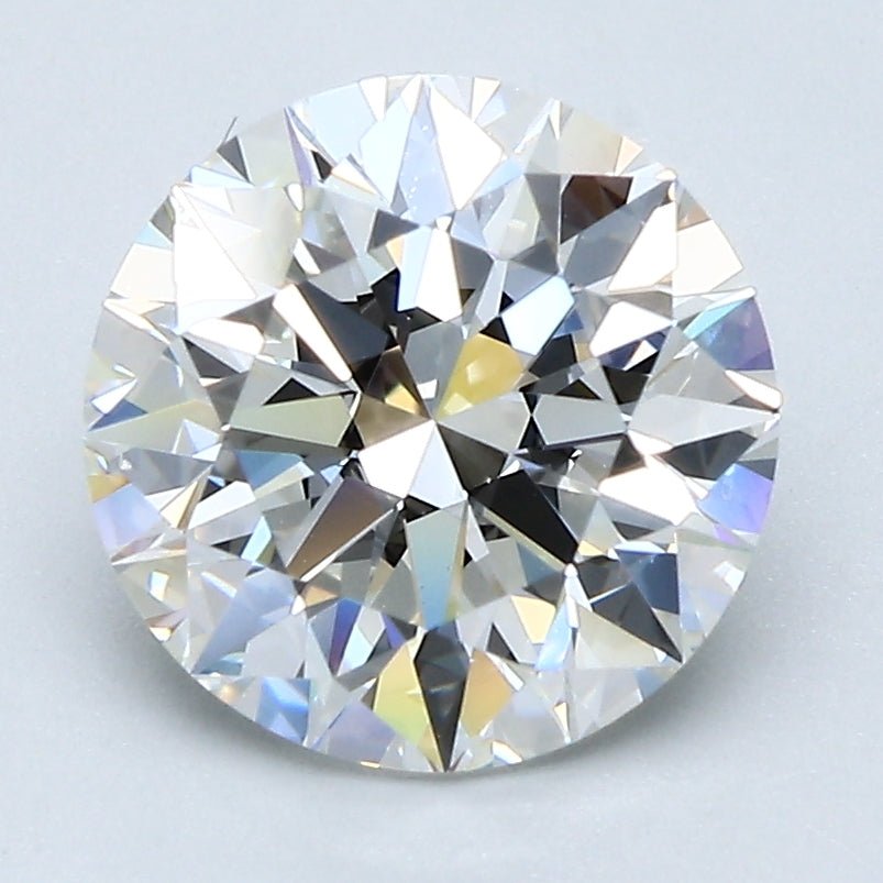 2.5 Carat Round - Natural Diamond - 2.7 - G - VVS2 - EX - EX - EX - Diamonds By Rothschild