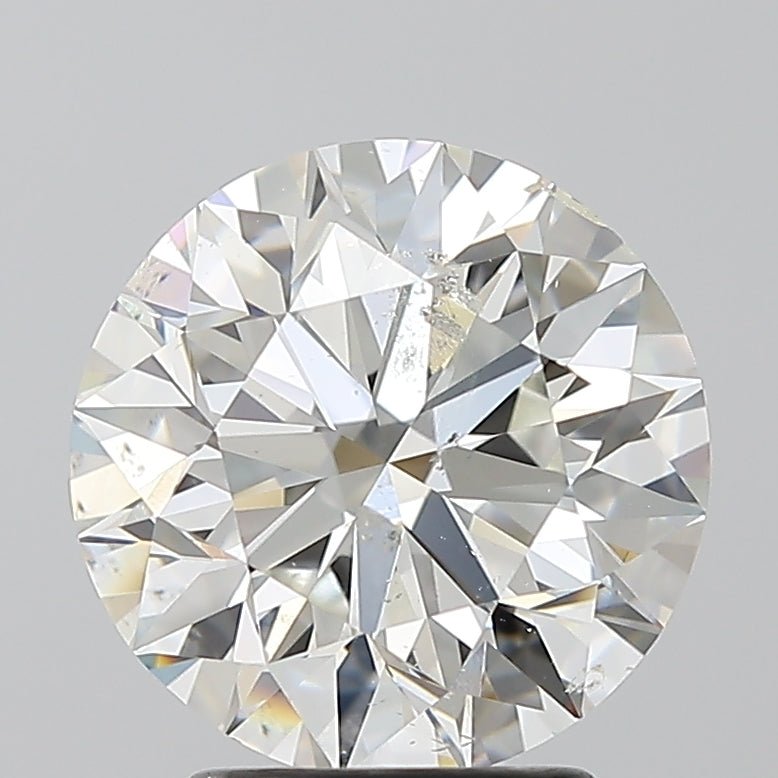 2.5 Carat Round - Natural Diamond - 2.7 - I - SI2 - EX - EX - EX - Diamonds By Rothschild