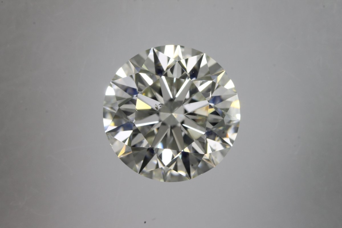 2.5 Carat Round - Natural Diamond - 2.7 - J - SI1 - EX - EX - EX - Diamonds By Rothschild
