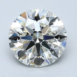 2.5 Carat Round - Natural Diamond - 2.7 - J - SI1 - EX - EX - EX - Diamonds By Rothschild