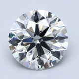 2.5 Carat Round - Natural Diamond - 2.7 - J - VVS1 - EX - EX - EX - Diamonds By Rothschild