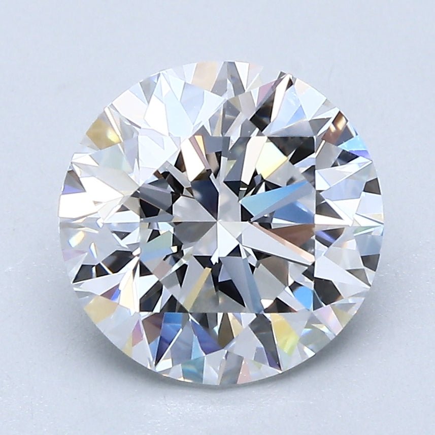 2.5 Carat Round - Natural Diamond - 2.74 - D - FL - EX - EX - EX - Diamonds By Rothschild