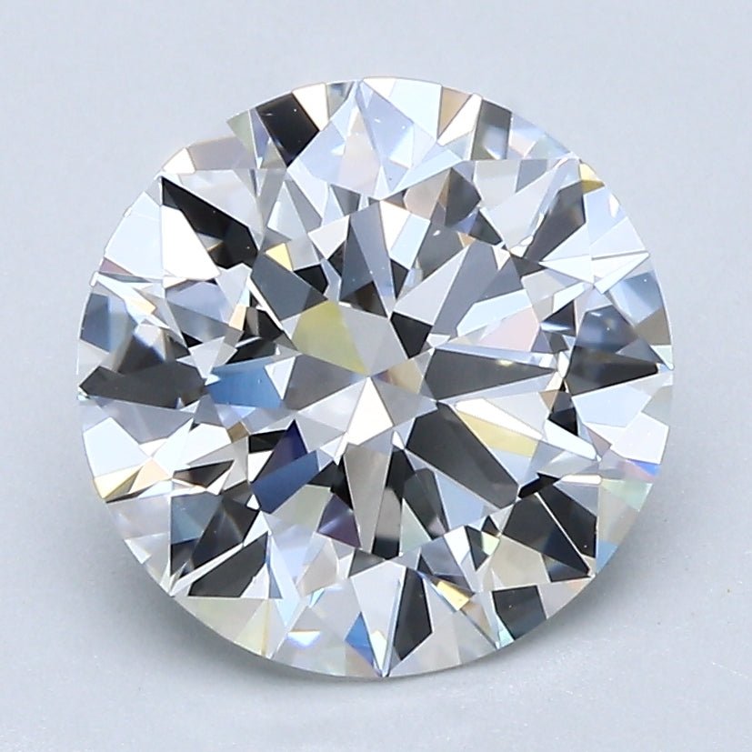 2.5 Carat Round - Natural Diamond - 2.74 - E - IF - EX - EX - EX - Diamonds By Rothschild