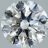 2.5 Carat Round - Natural Diamond - 2.76 - F - VVS2 - EX - EX - EX - Diamonds By Rothschild