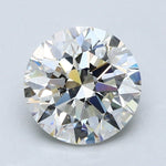 2.5 Carat Round - Natural Diamond - 2.78 - J - VVS1 - EX - EX - EX - Diamonds By Rothschild
