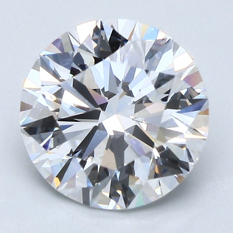 2.5 Carat Round - Natural Diamond - D - VVS2 - 2.75 - EX - EX - EX - Diamonds By Rothschild