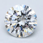 2.5 Carat Round - Natural Diamond - E - VS1 - 2.46 - EX - EX - EX - Diamonds By Rothschild