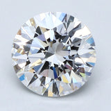 2.5 Carat Round - Natural Diamond - E - VS1 - 2.46 - EX - EX - EX - Diamonds By Rothschild
