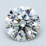 2.5 Carat Round - Natural Diamond - E - VVS2 - 2.51 - EX - EX - EX - Diamonds By Rothschild