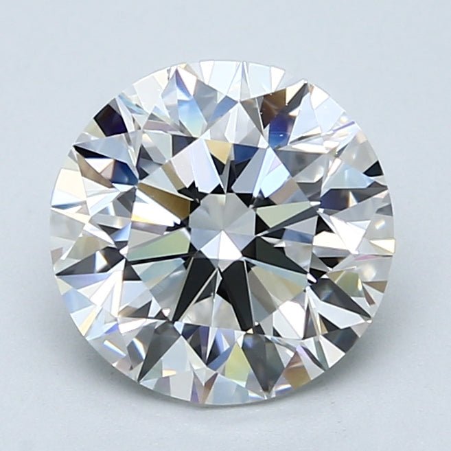 2.5 Carat Round - Natural Diamond - E - VVS2 - 2.51 - EX - EX - EX - Diamonds By Rothschild