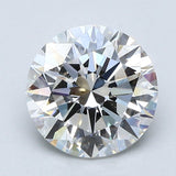 2.5 Carat Round - Natural Diamond - F - VS2 - 2.5 - EX - EX - EX - Diamonds By Rothschild