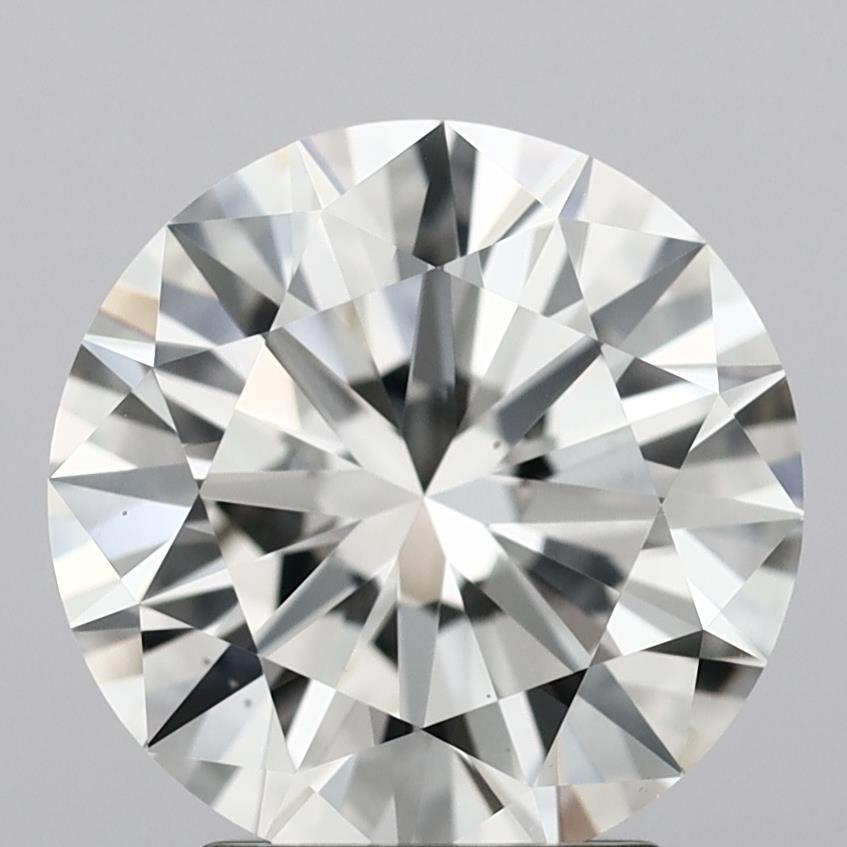 2.5 Carat Round - Natural Diamond - J - VVS2 - 2.5 - EX - EX - EX - Diamonds By Rothschild