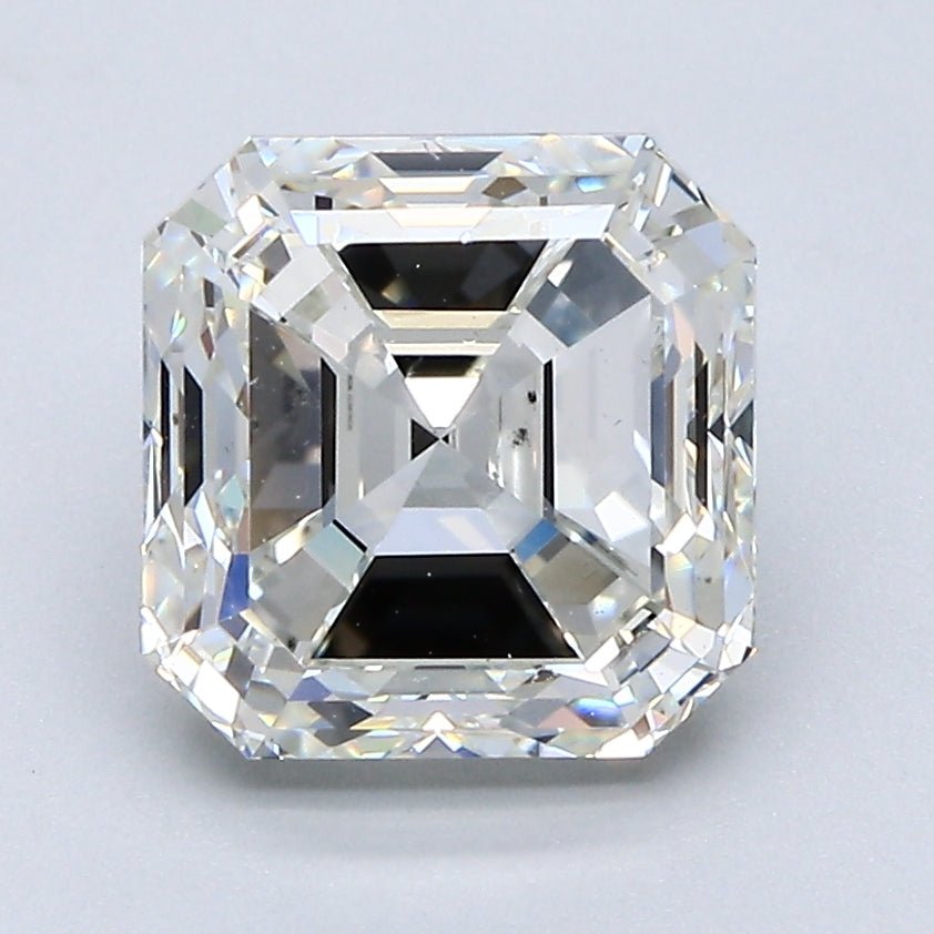 3 Carat Asscher Cut Natural Diamond - I SI1 - 3.02ct - G Cut Grade - Diamonds By Rothschild