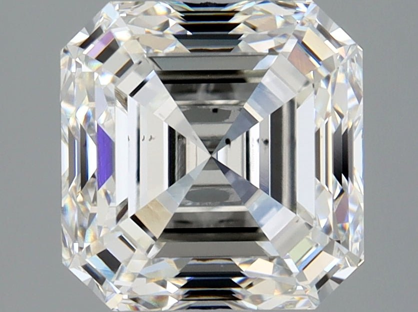 3 Carat Asscher - Natural Diamond - 3.01 - G - SI1 - VG - EX - EX - Diamonds By Rothschild