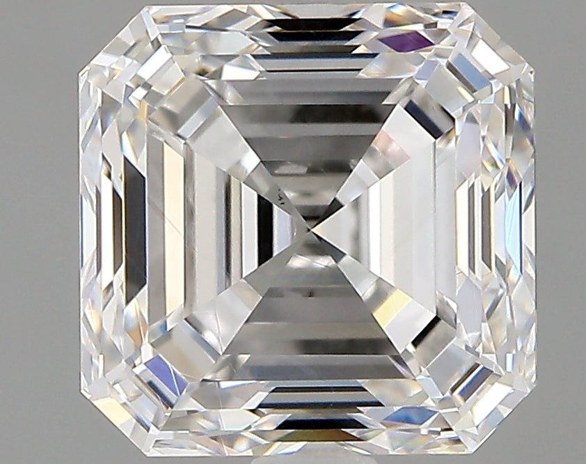 3 Carat Asscher - Natural Diamond - 3.01 - G - VS1 - VG - EX - EX - Diamonds By Rothschild