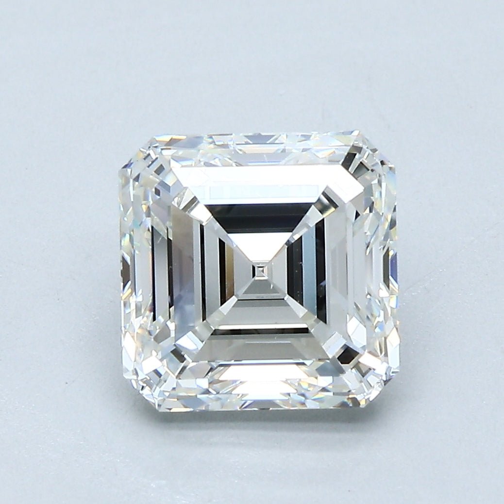 3 Carat Asscher - Natural Diamond - 3.01 - H - VS2 - EX - EX - EX - Diamonds By Rothschild