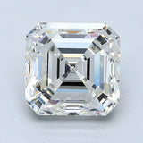3 Carat Asscher - Natural Diamond - 3.02 - H - VS1 - VG - EX - EX - Diamonds By Rothschild