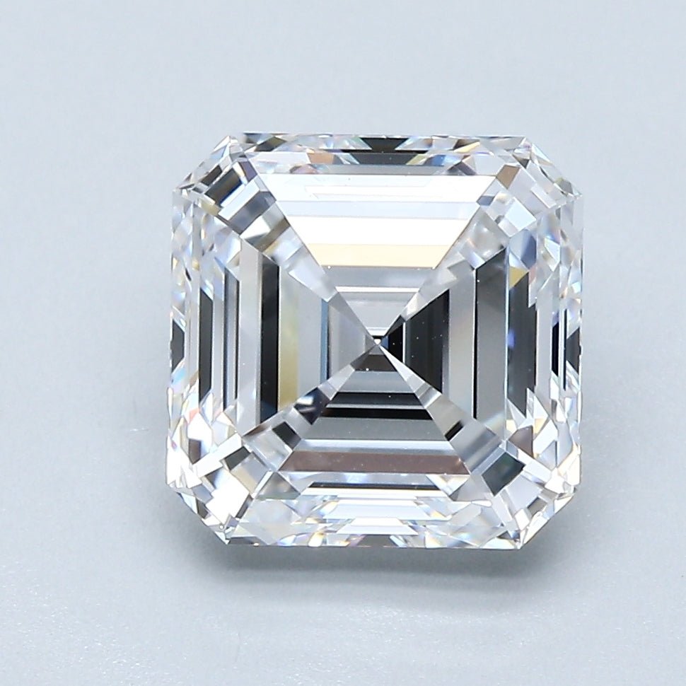 3 Carat Asscher - Natural Diamond - 3.06 - D - FL - EX - EX - EX - Diamonds By Rothschild