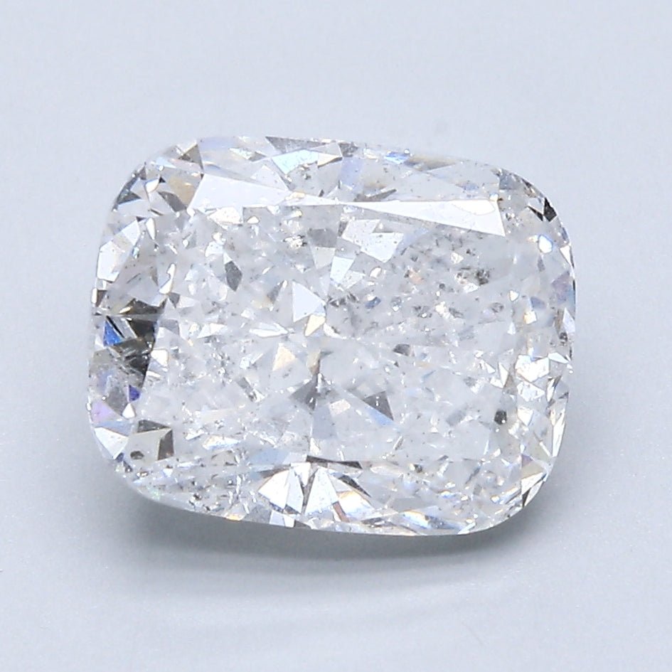 3 Carat Cushion Cut Natural Diamond - D I1 - 3.27ct - VG Cut Grade - Diamonds By Rothschild