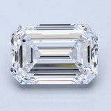 3 Carat Emerald Cut Natural Diamond - D VS1 - 3.01ct - VG Cut Grade - Diamonds By Rothschild