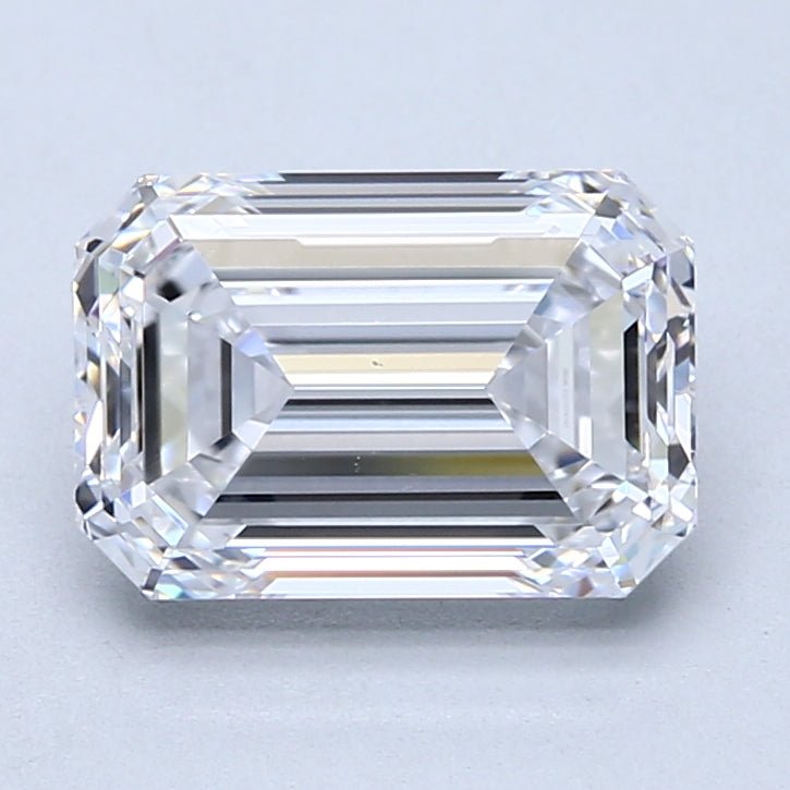 3 Carat Emerald Cut Natural Diamond - D VS1 - 3.01ct - VG Cut Grade - Diamonds By Rothschild