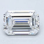 3 Carat Emerald Cut Natural Diamond - D VS2 - 3.01ct - VG Cut Grade - Diamonds By Rothschild