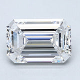 3 Carat Emerald Cut Natural Diamond - D VS2 - 3.01ct - VG Cut Grade - Diamonds By Rothschild
