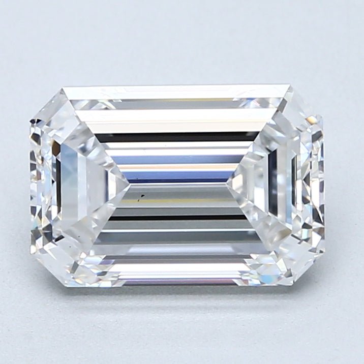 3 Carat Emerald Cut Natural Diamond - D VS2 - 3.01ct - VG Cut Grade - Diamonds By Rothschild