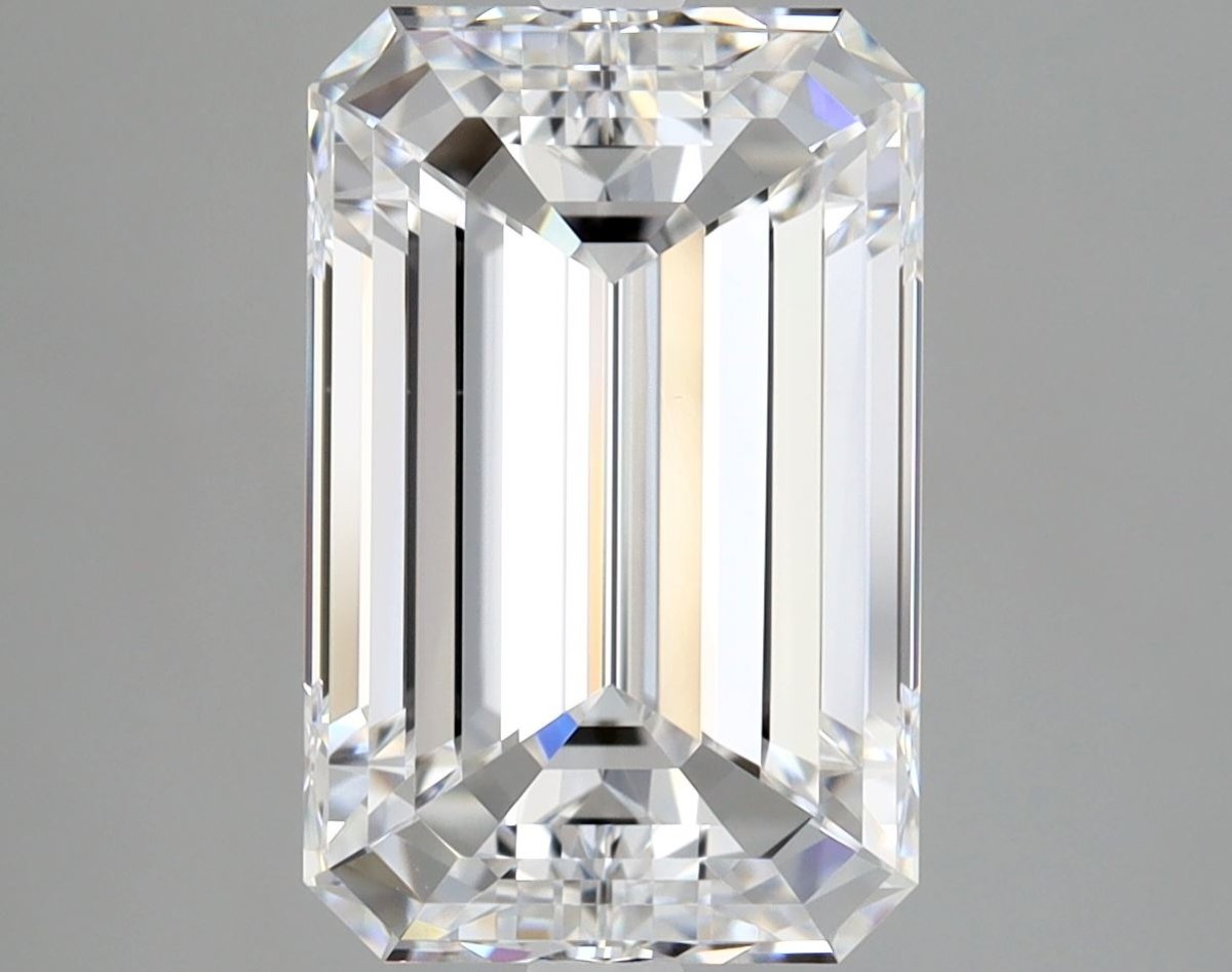 3 Carat Emerald Cut Natural Diamond - D VVS2 - 3.01ct - VG Cut Grade - Diamonds By Rothschild