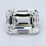 3 Carat Emerald Cut Natural Diamond - G VS2 - 2.82ct - VG Symmetry Grade - Diamonds By Rothschild