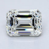 3 Carat Emerald Cut Natural Diamond - G VS2 - 2.82ct - VG Symmetry Grade - Diamonds By Rothschild