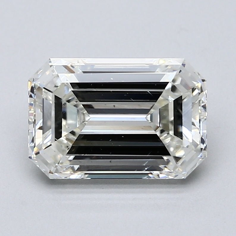 3 Carat Emerald Cut Natural Diamond - I SI2 - 3.01ct - VG Cut Grade - Diamonds By Rothschild