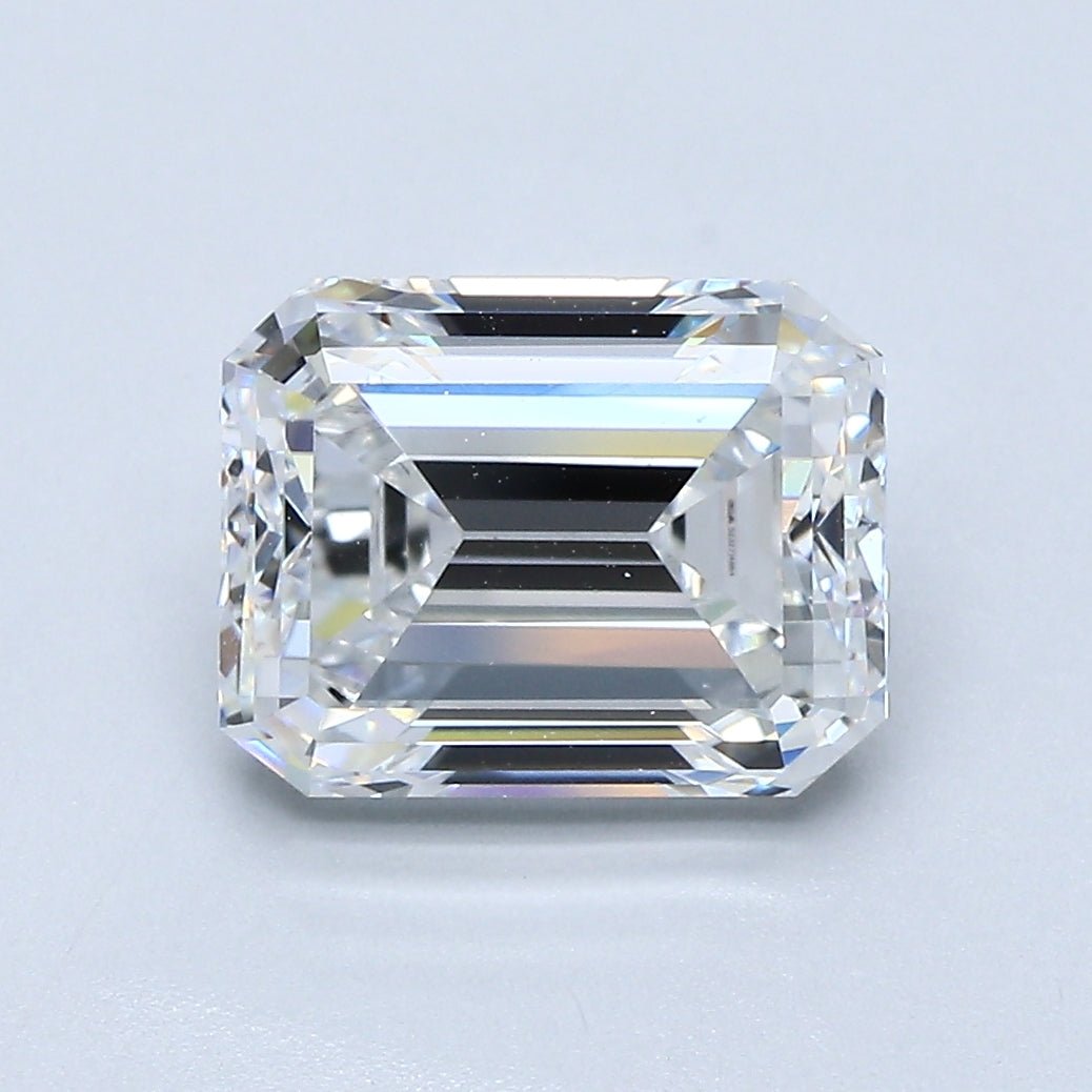 3 Carat Emerald - Natural Diamond - 2.8 - E - VS1 - VG - VG - G - Diamonds By Rothschild