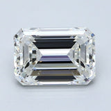 3 Carat Emerald - Natural Diamond - 2.86 - H - VVS1 - VG - EX - EX - Diamonds By Rothschild
