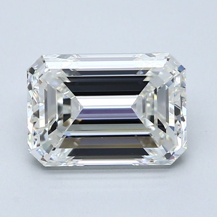 3 Carat Emerald - Natural Diamond - 2.86 - H - VVS1 - VG - EX - EX - Diamonds By Rothschild