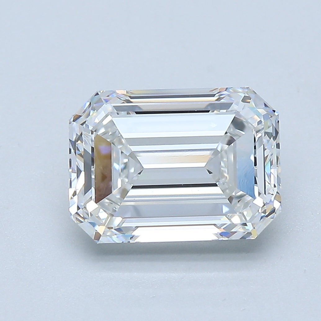 3 Carat Emerald - Natural Diamond - 2.97 - E - VS2 - EX - EX - Diamonds By Rothschild